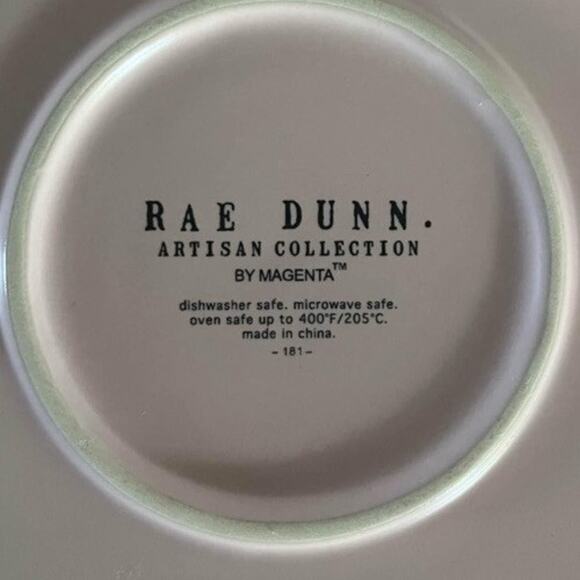 RAE DUNN Pink Happy Easter 10" Pie Plate Dish Spring Artisan Collection Pastel - Picture 3 of 3